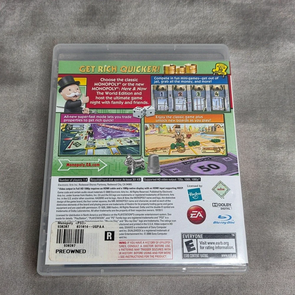 Monopoly PlayStation 3 PS3